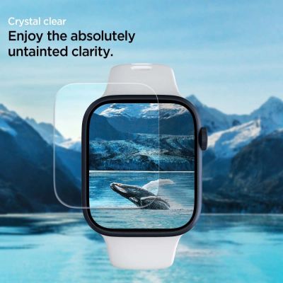 5. Folia ochronna Spigen Neo Flex na Apple Watch 4/5/6/7/8/SE (44/45 mm) - 3 szt.