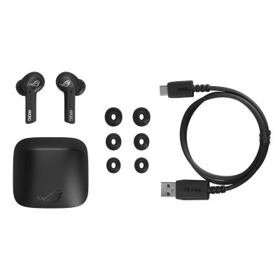 12. ASUS ROG Cetra True Wireless Słuchawki True Wireless Stereo (TWS) Douszny Gaming Bluetooth Czarny