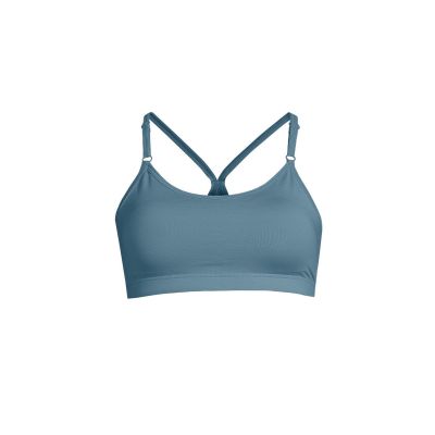 Stanik treningowy CASALL Strappy Sports Bra niebieski