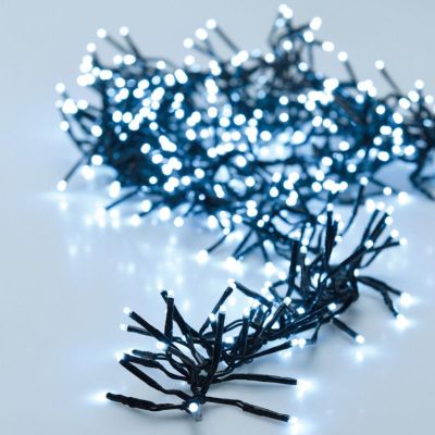 LAMPKI CHOINKOWE ŁAŃCUCH ŚWIETLNY 3000 LED TIMER ZIMNY BIAŁY