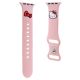 3. Pasek Hello Kitty Silicone Kitty Head na Apple Watch 38/40/41mm - różowy