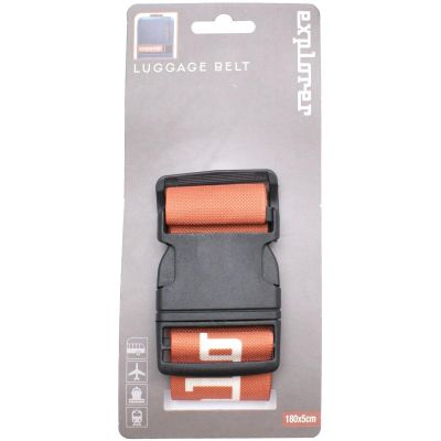 5. UNIWERSALNY PAS ZABEZPIECZAJĄCY DO WALIZKI SPINAJĄCY 180x5CM PROWORLD BRĄZOWY