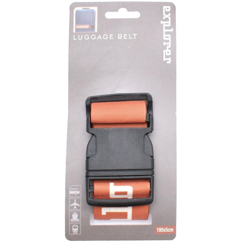 5. UNIWERSALNY PAS ZABEZPIECZAJĄCY DO WALIZKI SPINAJĄCY 180x5CM PROWORLD BRĄZOWY