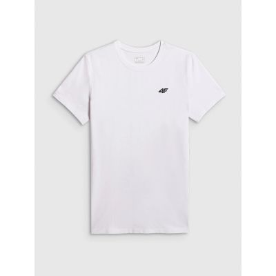 5. T-shirt slim gładki męski 4F 4FRMM00TTSHM4193-10S