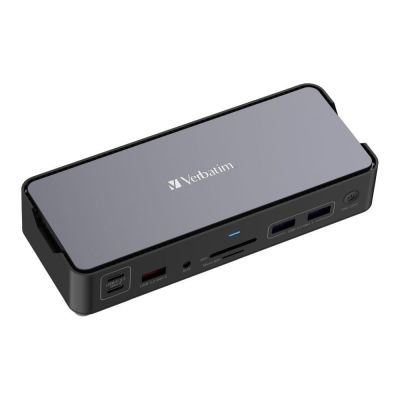 13. Verbatim CDS-15 Przewodowa USB 3.2 Gen 1 (3.1 Gen 1) Type-C Czarny, Szary