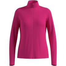 Bluza rozpinana damska Odlo ESSENTIAL WARM FULL ZIP Mid layer full zip różowa   M