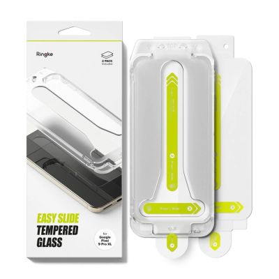 9. Szkło hartowane Ringke Easy Slide 2-pack na Google Pixel 9 Pro XL