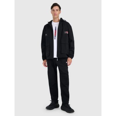 6. T-shirt regular z nadrukiem męski 4F 4FRAW25TTSHM3225-10S