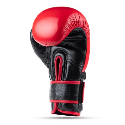 15. Rękawice bokserskie ze skóry naturalnej Warrior RED