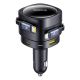 2. Ładowarka samochodowa Baseus Enjoyment Max 90W 2x USB-C + kabel USB-C i Lightning – czarna