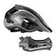 6. Kask rowerowy Rockbros TT-32SBTG-S dziecięcy z odpinaną szczęką rozmiar S - szary