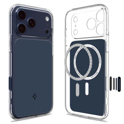2. Etui Spigen Thin Fit MagSafe na iPhone 17 Pro - przezroczysto-granatowe