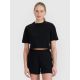 Damski t-shirt crop top 4F 4FWSS25TTSHF1977-20S