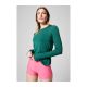 2. Koszulka CASALL Delight Crew Neck Long Sleeve zielony