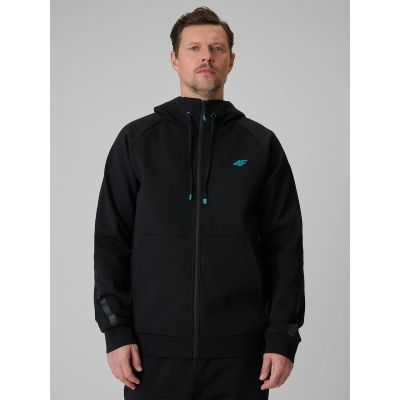 Bluza dresowa regular z kapturem męska 4F 4FRSS26TSWSM2974-20S