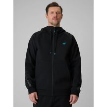 Bluza dresowa regular z kapturem męska 4F 4FRSS26TSWSM2974-20S