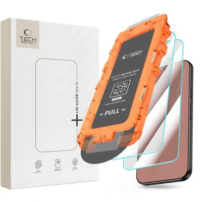 Szkło hartowane Tech-Protect Quick Set+ 2-Pack na Google Pixel 9 Pro XL / 10 Pro XL / 11 Pro XL