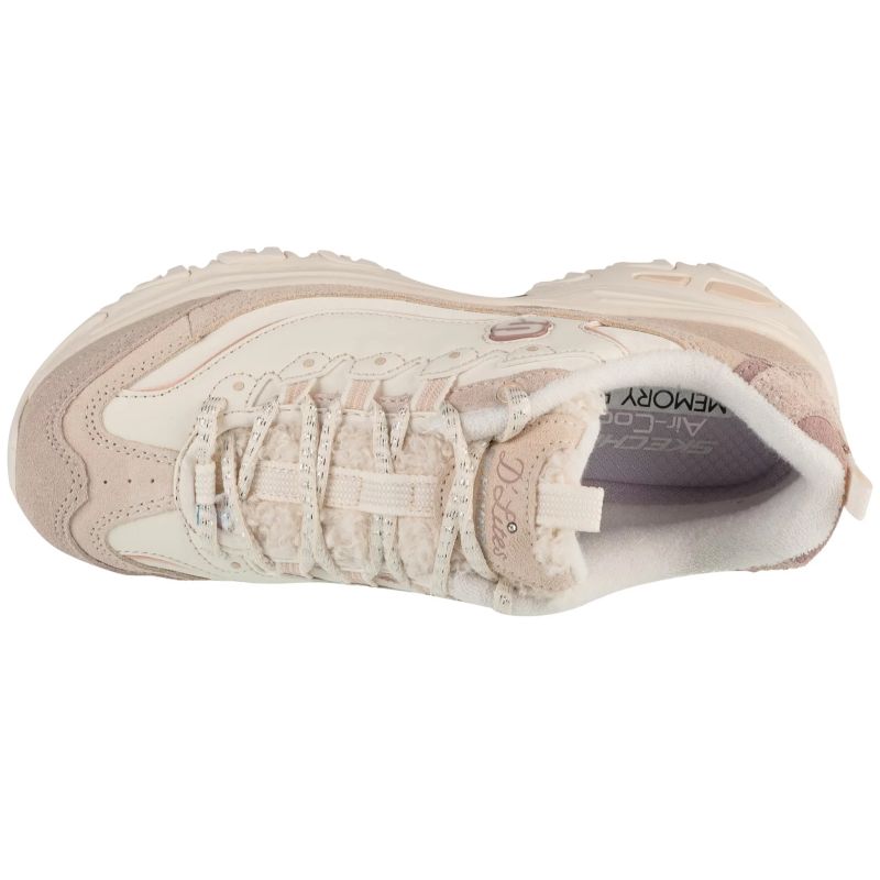 3. Skechers D'Lites 150240-NAT Białe 41