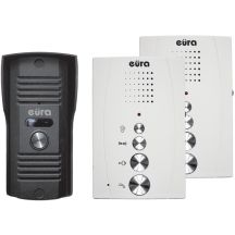 Domofon EURA ADP-51A3 'DIFESA' - 1-rodzinny, 2 unifony, interkom, (biały)