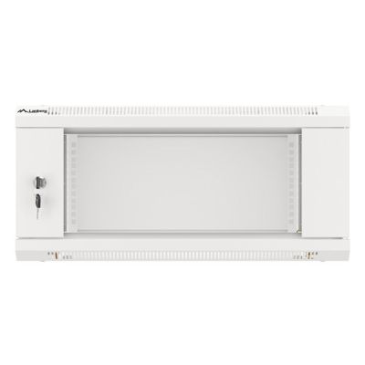 13. Lanberg WF01-6404-10S Stojak 4U Szafa wisząca Szary