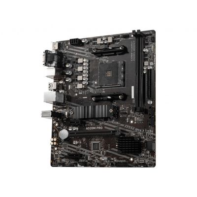 8. MSI A520M PRO Socket AM4 micro ATX