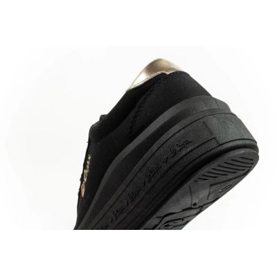 7. Lee Cooper buty sportowe damskie trampki modne czarne wygodne