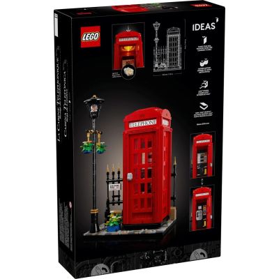 26. Lego 21347 Ideas - Czerwona londyńska budka telefoniczna