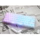 2. Ducky One 3 Aura White Mini klawiatura Gaming USB QWERTY Amerykański międzynarodowy Biały