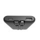 5. GEMBIRD POWERBANK O POJEMNOŚCI 10000MAH Z WYŚWIETLACZEM LCD ZINTEGROWANYMI KABLAMI SZYBKIM ŁADOWANIEM QC3.0 20W