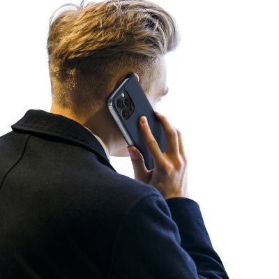 16. Etui Dux Ducis Skin Pro na iPhone 16 Pro Max z klapką i miejscem na kartę - niebieskie
