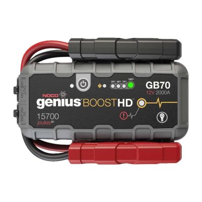 10. Noco GB70 Boost 12V 2000A Jump Starter Powerbank