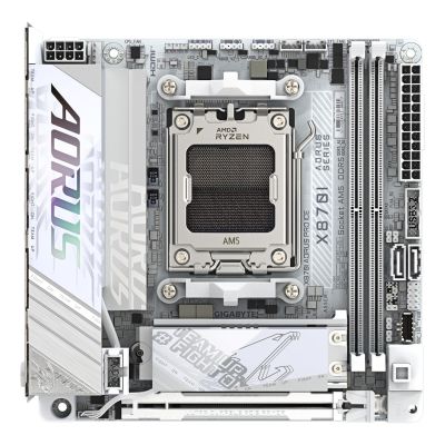 4. Płyta główna Gigabyte X870I AORUS PRO ICE (X870, AM5, mITX, DDR5)