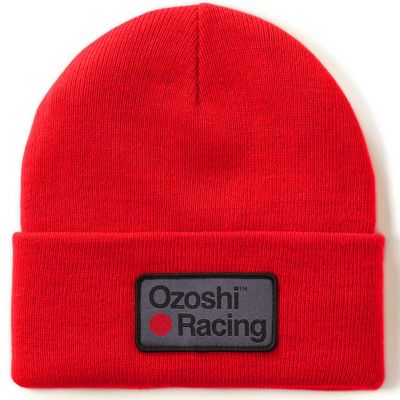 2. Czapka Ozoshi Heiko Cuffed Beanie czerwona OWH20CFB004