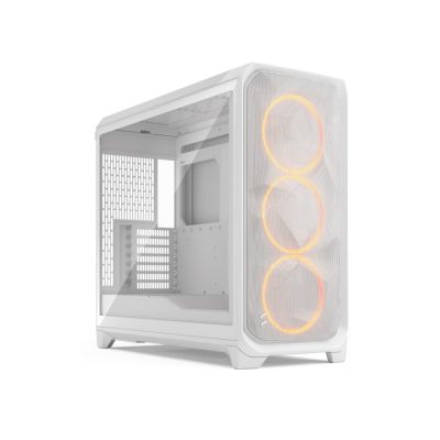 15. Fractal Meshify 3 XL White RGB TG Midi Tower Gaming Gehäuse weiß