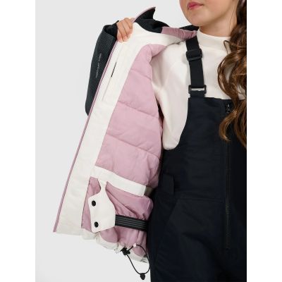 7. Kurtka snowboardowa membrana 10000 dziewczęca 4F 4FJRAW25TTJAF1060-11S