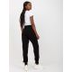3. Czarne dresowe spodnie basic z kieszeniami   (B-005.11X)