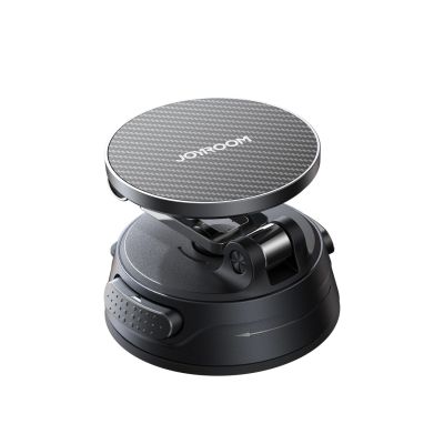 4. Joyroom JR-ZS510 Gel Suction Cup MagSafe Foldable Car Phone Mount - Gunmetal Black
