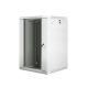4. Szafa montażowe Lanberg WF01-6618-10S (18U; 900mm / 600mm / 600 mm; wisząca; Szklane; 19''; kolor szary)