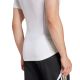 5. Koszulka męska adidas Techfit Short Sleeve Tee biała JP4675