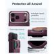 5. Etui ESR Cyber Tough Kickstand MagSafe na iPhone 18 Pro Max / 17 Pro Max - dark cherry