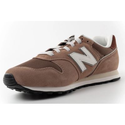 4. New Balance buty sportowe męskie sneakersy 373 brązowe skórzane