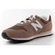4. New Balance buty sportowe męskie sneakersy 373 brązowe skórzane