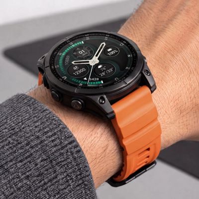 6. Pasek Tech-Protect Motion na Garmin Fenix 5X / 5X Plus / 6X / 6X Pro / 7X / 8 / 8 Pro / 9 / 9 Pro (51 mm) - pomarańczowy