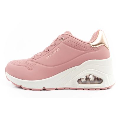 11. Skechers Uno Wedge-Hi Steps buty sneakersy damskie sportowe modne