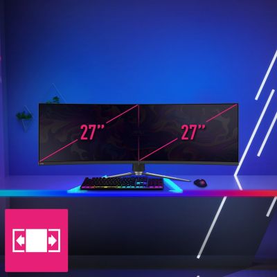 12. MSI MPG 491CQPDE QD-OLED monitor komputerowy 124,5 cm (49") 5120 x 1440 px DQHD Czarny