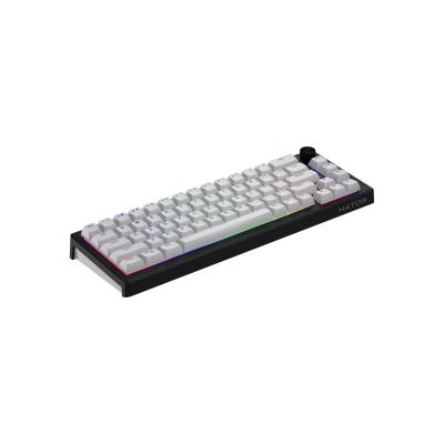 4. HATOR Skyfall Wireless 65 klawiatura Gaming USB + RF Wireless + Bluetooth QWERTY US English Czarny, Biały