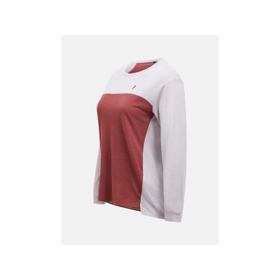 2. Koszulka damska PEAK PERFORMANCE W Trail Wool-Blend Longsleeve kolor szary