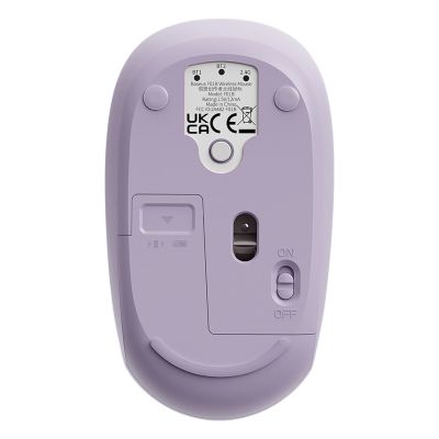 2. Myszka bezprzewodowa Baseus F01B 2.4GHz + Bluetooth 3.0 + 5.0 - fioletowa