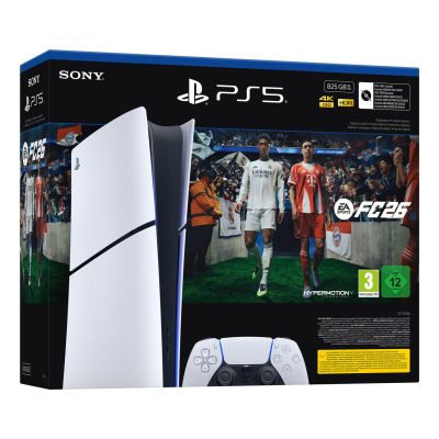 14. Konsola Sony PlayStation 5  Digital 825GB + EA Sports FC26