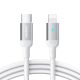 Kabel Joyroom Extraordinary Series A10 Lightning / USB-C PD 20W 1.2 m - biały